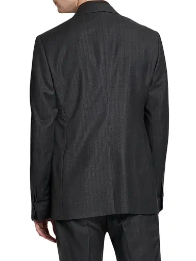 Dolce & Gabbana Men's Striped Virgin Wool Blazer - Rigato | Thumbnail 5 Dolce & Gabbana Men's Striped Virgin Wool Blazer - Rigato | Thumbnail 5