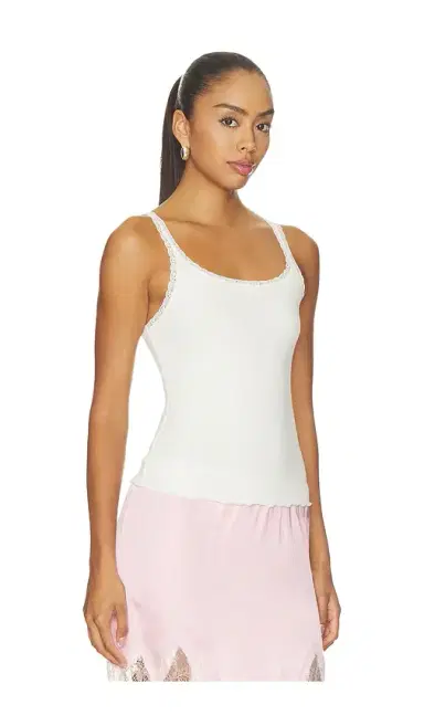 Skims Back To School Pointelle Cami Top | Thumbnail 2