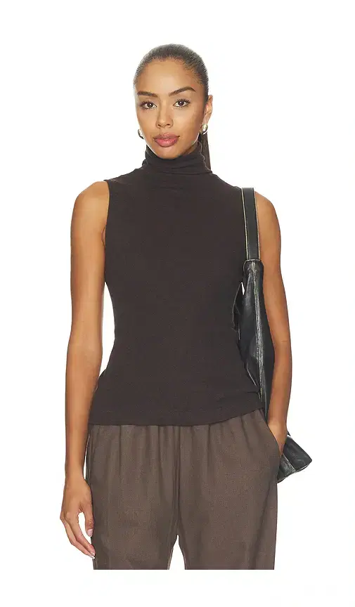 Enza Costa Cashmere Jersey Shell Top