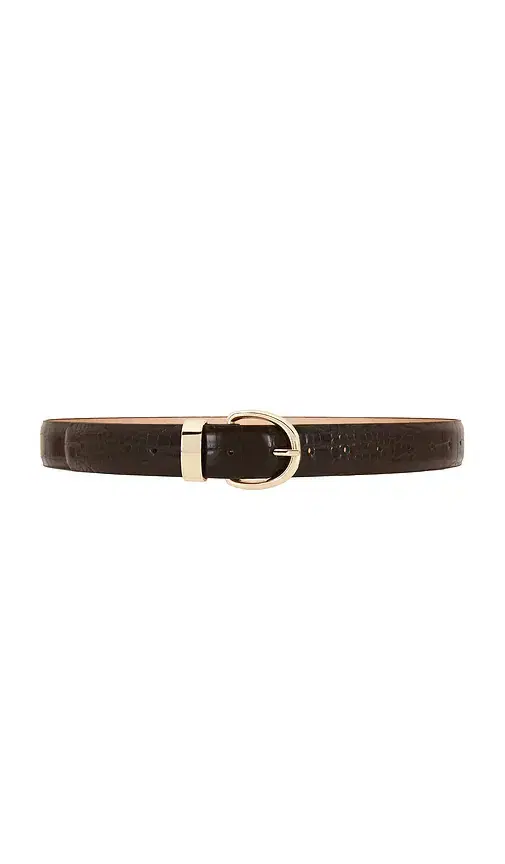 8 Other Reasons Polished Croc Embossed Belt