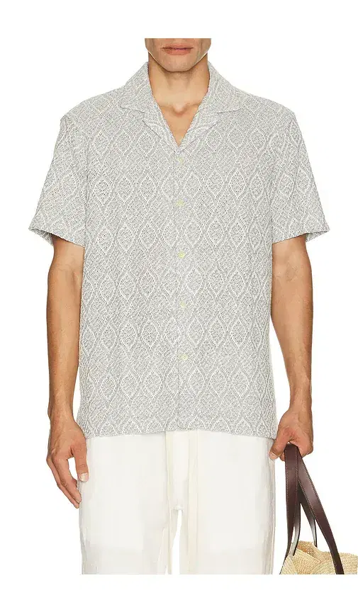 Faherty Short Sleeve Oasis Camp Shirt