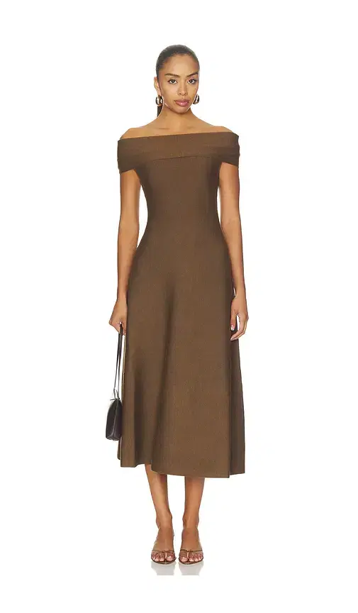 Simkhai Camilla Off Shoulder Midi Dress