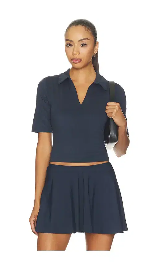 Beyond Yoga Sport Active V-neck Polo Top