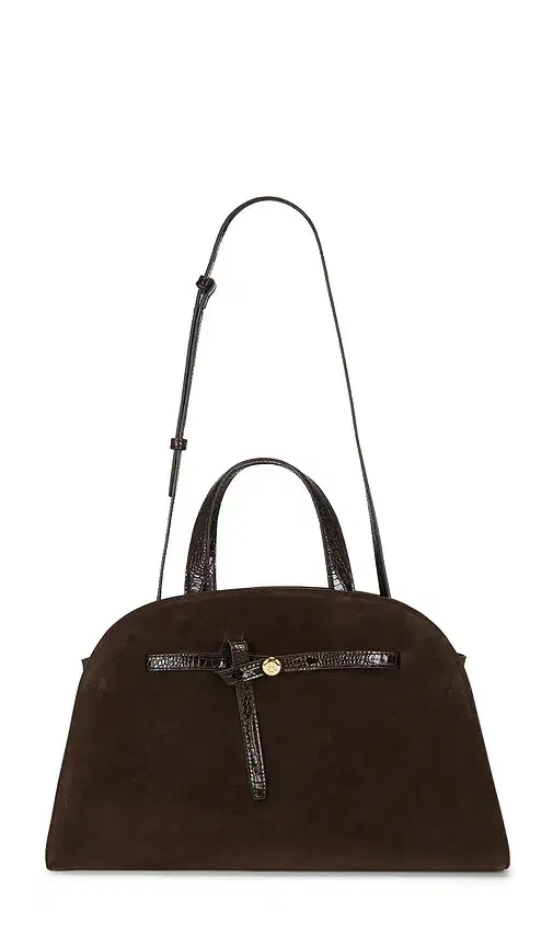 Tory Burch Romy Suede Bauletto Bag