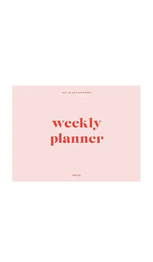 Papier Weekly Desk Planner