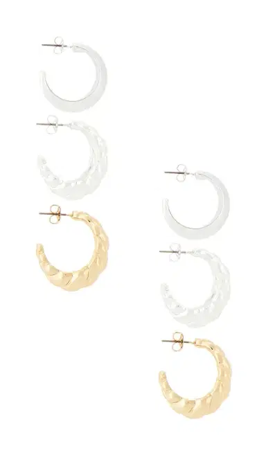 Ettika Two-tone Essential Hoop Set | Thumbnail 2