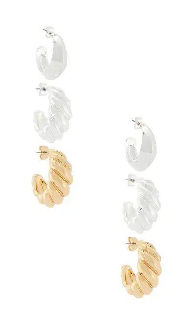 Ettika Two-tone Essential Hoop Set | Thumbnail 1