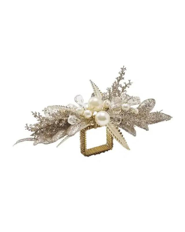 Kim Seybert Gilded Spray Napkin Ring