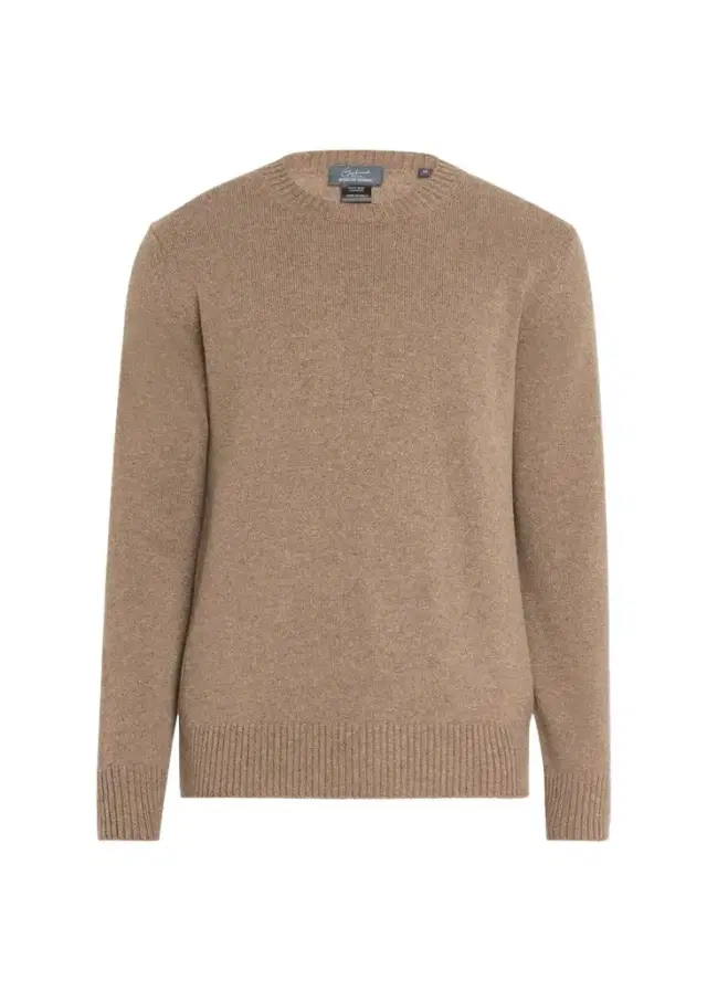 Bergdorf Goodman Men's Rib Baby Cashmere Pullover
