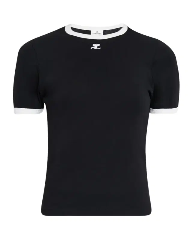 Courreges Signature Contrast T-Shirt