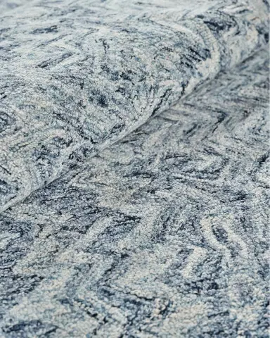 Exquisite Rugs Veneta Hand-Tufted Blue Rug, 5 ' x 8 ' | Thumbnail 5 Exquisite Rugs Veneta Hand-Tufted Blue Rug, 5 ' x 8 ' | Thumbnail 5
