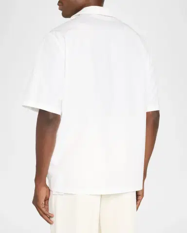 Off-White Men's Dream World Poplin Short-Sleeve Shirt | Thumbnail 3 Off-White Men's Dream World Poplin Short-Sleeve Shirt | Thumbnail 3