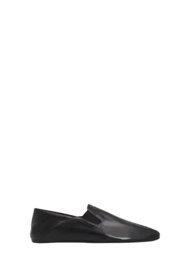 Prada Men's Leather Slip-On Loafers | Thumbnail 1