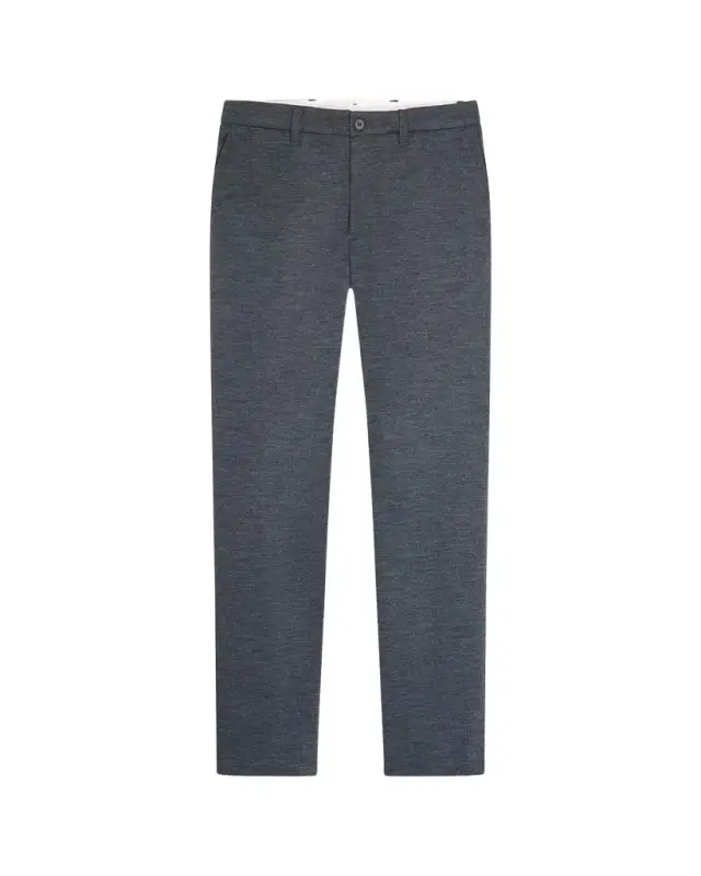 Bugatchi Men's Flat Front Wool-Blend Chino Pants
