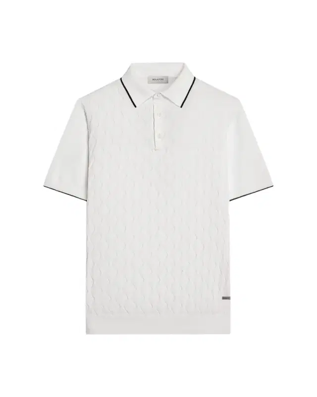 Bugatchi Men's Zigzag Cotton-Blend Polo Shirt