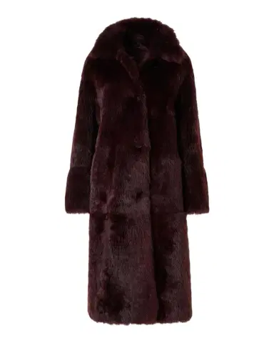 Akris Lamb Shearling Reversible Long Coat | Thumbnail 1