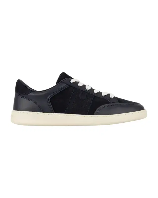 Ferragamo Men's Sergio Leather Gancio Low-Top Sneakers