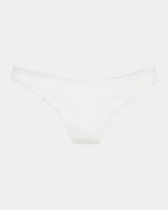 Kiki De Montparnasse High-Cut Crochet Thong