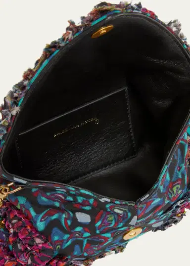Dries Van Noten Small Ruffle-Embroidered Pouch Bag | Thumbnail 4 Dries Van Noten Small Ruffle-Embroidered Pouch Bag | Thumbnail 4