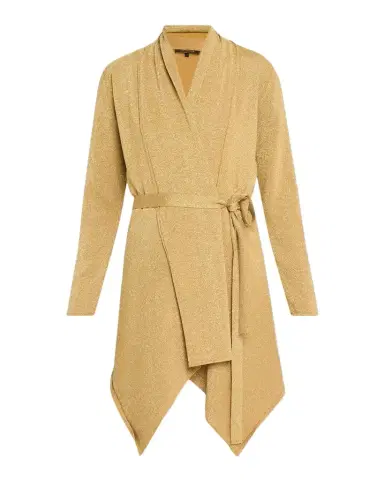 Kobi Halperin Tate Wrap-Front Shimmer Knit Sweater | Thumbnail 1