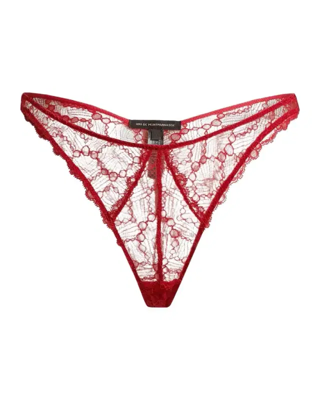 Kiki De Montparnasse Mon Cherie Lace Thong
