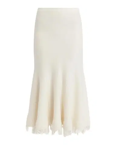 Bottega Veneta Wool Knit Fringe Midi Trumpet Skirt | Thumbnail 1 Bottega Veneta Wool Knit Fringe Midi Trumpet Skirt | Thumbnail 1