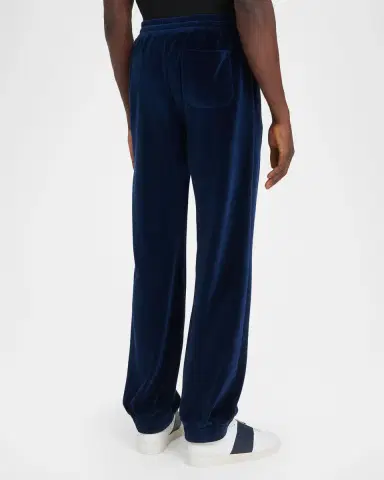 Valentino Garavani Men's Jersey Pintuck-Pleated Sweatpants | Thumbnail 3 Valentino Garavani Men's Jersey Pintuck-Pleated Sweatpants | Thumbnail 3