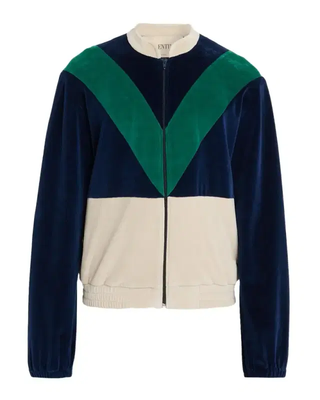 Valentino Garavani Men's Jersey V-Motif Full-Zip Sweatshirt