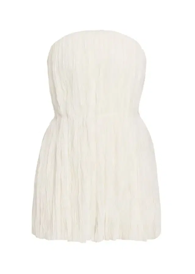 Adam Lippes Isla Pleated Delp Silk Strapless Top