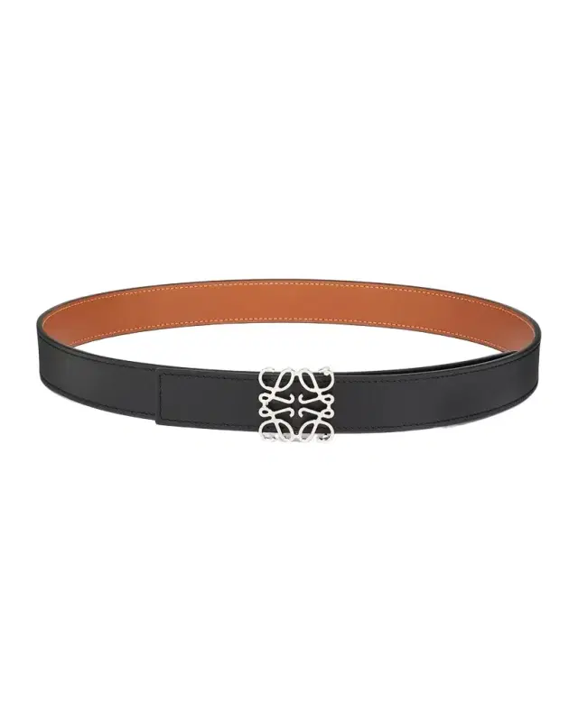 LOEWE Anagram Reversible Leather Belt