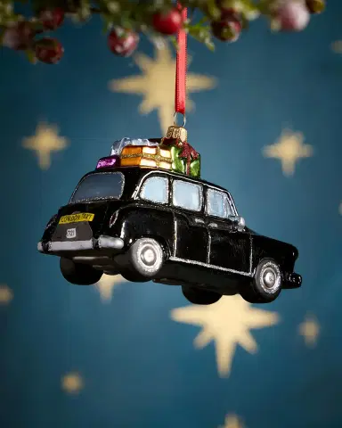 Exclusive London Taxi Christmas Ornament | Thumbnail 2