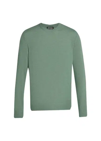 Zegna Men's Oasi Cashmere Crewneck Sweater | Thumbnail 1