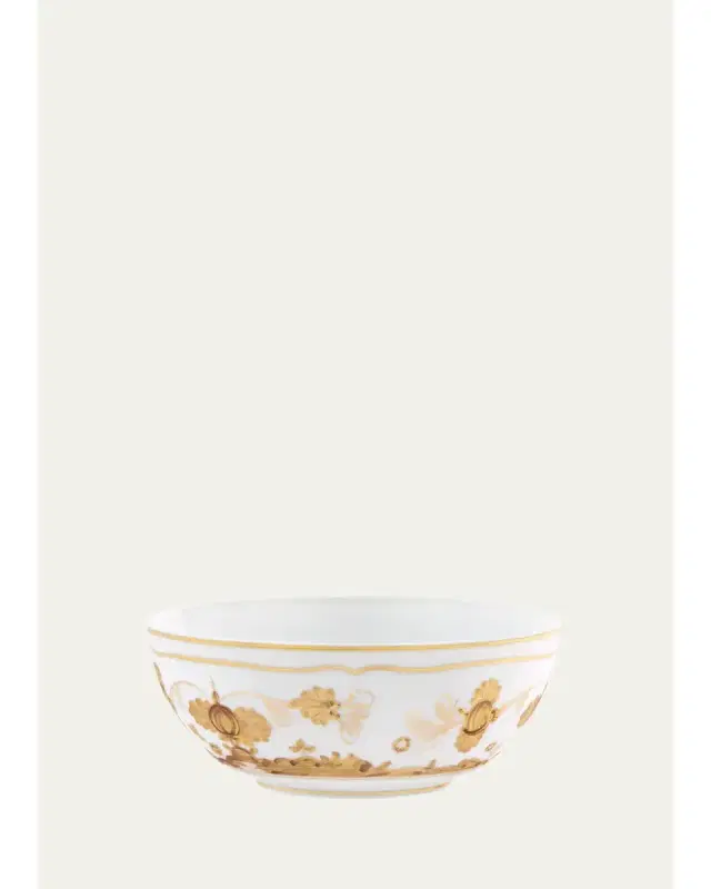 GINORI 1735 Aurum Printed Porcelain Bowl