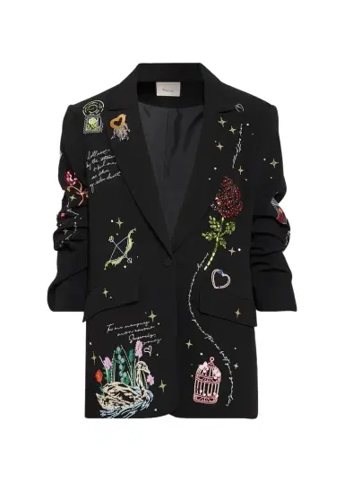Cinq à Sept Kelsa Starry Scribbles Blazer | Thumbnail 1