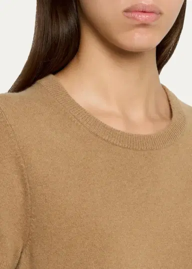 Vince Cashmere-Blend Short-Sleeve Crewneck Sweater | Thumbnail 5 Vince Cashmere-Blend Short-Sleeve Crewneck Sweater | Thumbnail 5