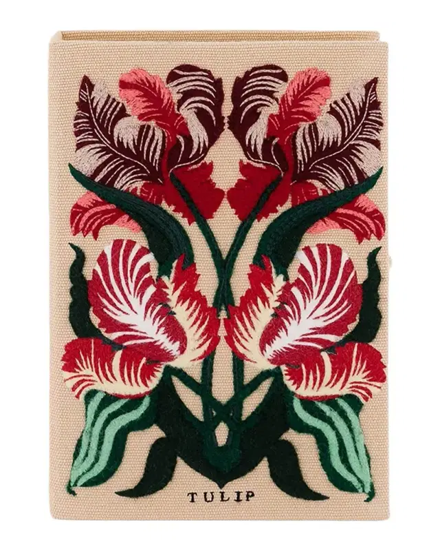 Olympia Le-Tan Tulip Book Clutch Bag