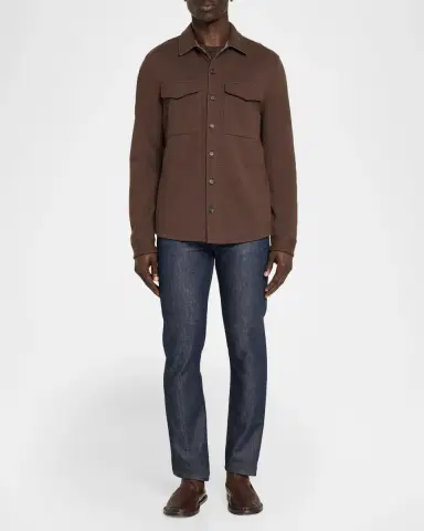 Vince Men's Solid 4-Pocket Shirt Jacket | Thumbnail 2