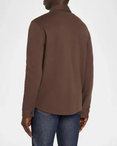 Vince Men's Solid 4-Pocket Shirt Jacket | Thumbnail 3