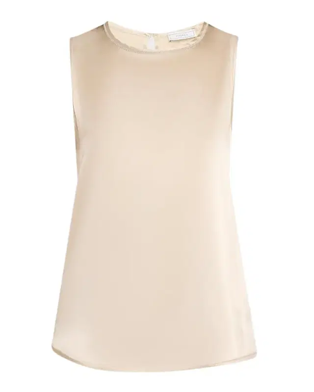 PESERICO Sleeveless Punto Luce Crewneck Top
