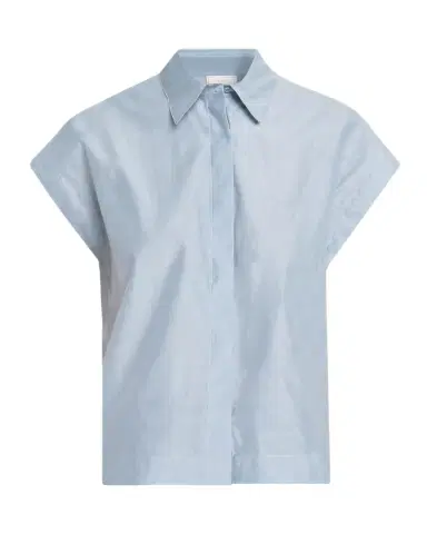 PESERICO Chain-Trim Cotton-Silk Shirt | Thumbnail 1
