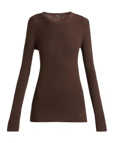 Kiton Wool Rib Crewneck Sweater | Thumbnail 1 Kiton Wool Rib Crewneck Sweater | Thumbnail 1