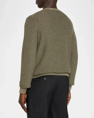 Vince Men's Geometric Jacquard Sweater | Thumbnail 3