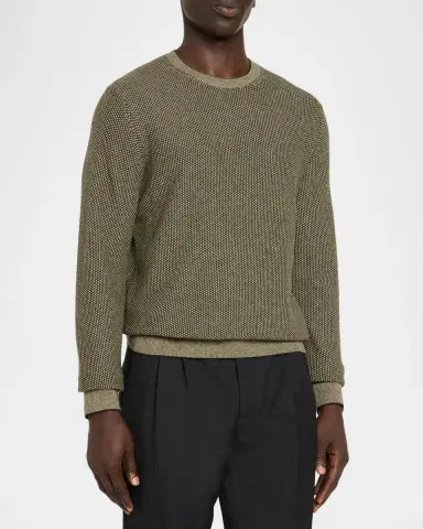 Vince Men's Geometric Jacquard Sweater | Thumbnail 4