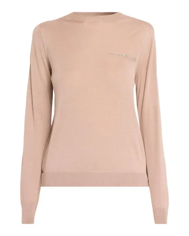 PESERICO Crewneck Cashmere-Silk Sweater