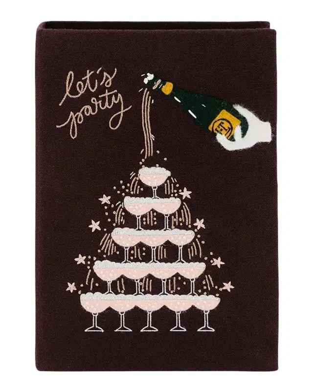Olympia Le-Tan Let's Party Book Clutch Bag