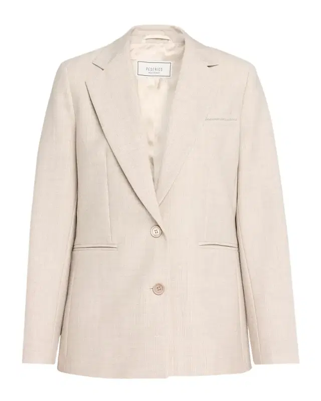 PESERICO Single-Breasted Houndstooth Jacket