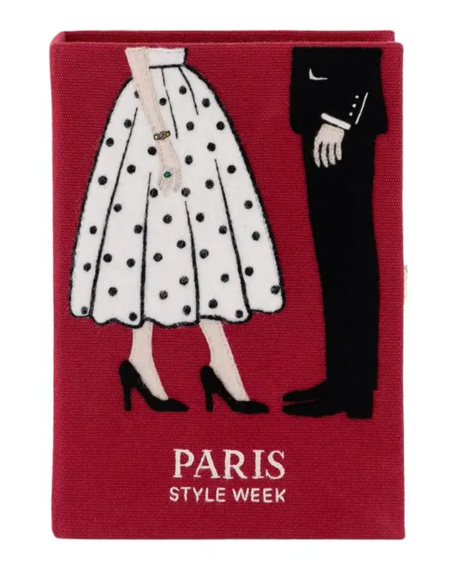 Olympia Le-Tan Paris Style Week Book Clutch Bag