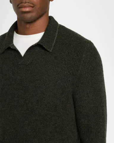 Vince Men's Boiled Cashmere Thermal Sweater | Thumbnail 5