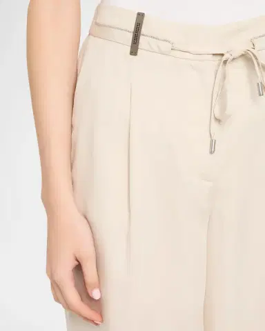 PESERICO Wide-Leg Drawstring Pants | Thumbnail 5