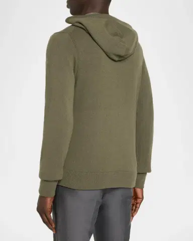 Vince Men's Cashmere Blend Full-Zip Hoodie | Thumbnail 3 Vince Men's Cashmere Blend Full-Zip Hoodie | Thumbnail 3